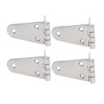 thumbnail image 1 of Door Hinges,  Marine Grade Hinges 4Pcs Hardware Mirror Finish  For Cabinet Hatch RVs, 1 of 8