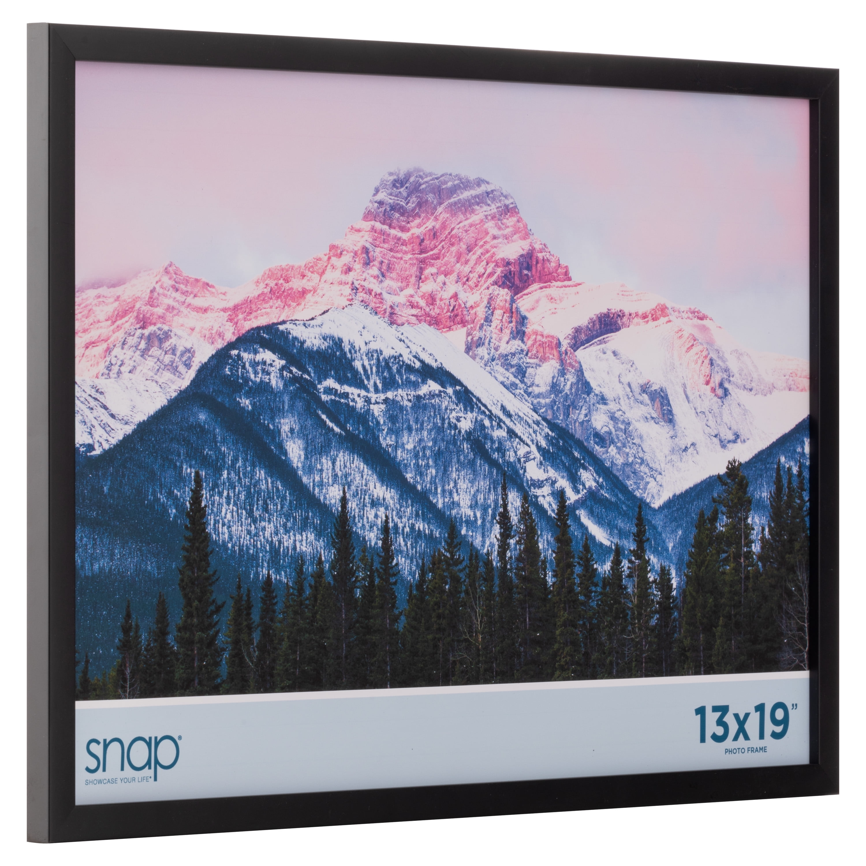 Snap Wood Wall Mount Photo Picture Poster Frame with Hanging