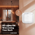 thumbnail image 4 of Tuya WiFi Button Scene Switch Wireless Smart Light Wall Switch Low Power Consumption No Wiring for One Tap to Run,1 x Smart Wireless Switch,White, 4 of 8