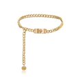 thumbnail image 1 of Cinturón De Cadena De Moda Para Mujer Estatua Vintage Hebilla De Cinturón Colgante De Retrato Gancho De Longitud Ajustable Cinturón De Metal Dorado Exquisito Vestido De Cadena De Cintura, 1 of 5