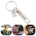 thumbnail image 4 of ULTNICE House Key Ring Stainless Keychain Silver 1Pcs Welcome Back Home present, 4 of 8
