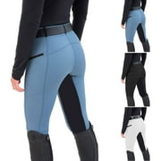 Travelwant Women's Horse Riding Pants Exercise High Waist Breeches Sport Riding Equestrian Trousers Yoga Leggings Tights
