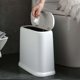 thumbnail image 4 of Cesto de basura multiusos desmontable para el hogar, cesto de basura de 10L, cesto de basura para , Patio, baño, inodoro Blanco perfecl Cesto de basura, 4 of 7