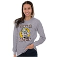 thumbnail image 3 of Woodsy Owl Don't Litter Retro Cartoon Long Sleeve TShirt Men Women Brisco Brands L, 3 of 6