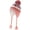 Pink, variant on Toddler Baby Peruvian Hat with Ear Flaps Fleece Lined Beanie Hat Kids Warm Winter Hat Thick Knitted Skull Cap