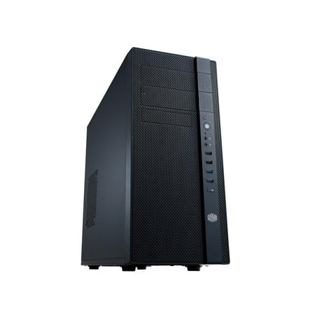 Cooler Master N400 Mid-Tower Fully Meshed Front Panel Computer Case - Midnight Black (NSE-400-KKN2)