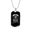Military Chain (Gold), variant on Gemini Man Zodiac Dog Tag Necklace Stainless Steel 24" Chain Silver Tone or Gold Tone
