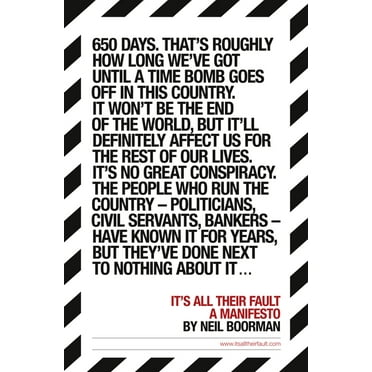 It's All Their Fault, (Paperback)