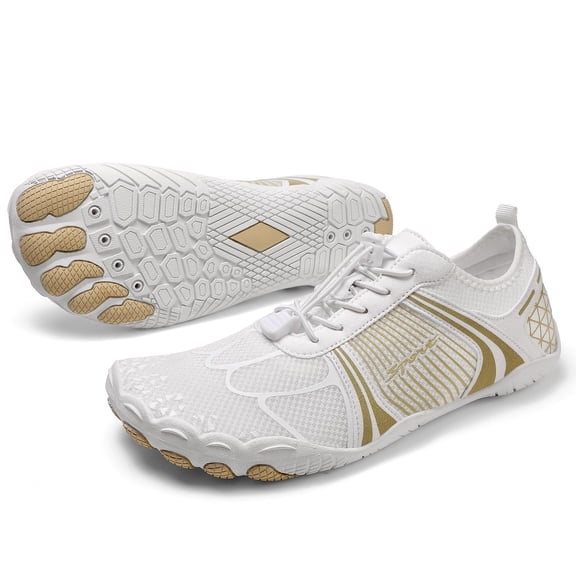 Hike Barefoot Beach Grounding Shoes Women Men Breathable Non-Slip Athletic Wide Toe Water Shoes