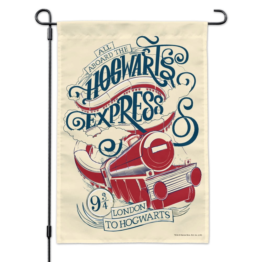 Harry Potter Hogwarts Express Garden Yard Flag