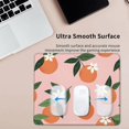 thumbnail image 5 of AntiSlip Oranges with White Flowers Gaming Mouse Pad Nature Fruit Cute Painting Mouse Mat Ideal for Laptops, Office Computers Bring a Touch of Nature to Your Desk (7.9"x9.5"), 5 of 6