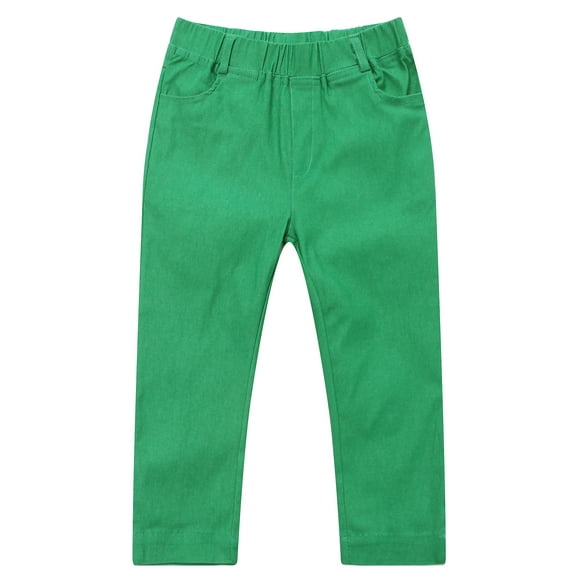 Richie House Girls' Leisure Pants with Elastic Waistband RH0974