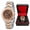 Copper Dial Silver Copper Band, variant on CAFÉ Mens Watches – Analog Watch with Copper Dial & Silver Copper Band, Dress Watches for Men, 3ATM Waterproof, 40mm Case