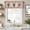 wine red, variant on Farmhouse Farmhouse Short Window Curtain Valances, Country Star Berry Plaid Lodge Grey Brown Rod Pocket Kitchen Valances for Living Room Bedroom Bathroom Cafe 54" x 18"