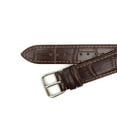 thumbnail image 4 of SHORT ALLIGATOR GRAIN BROWN MATTE LEATHER WATCH STRAP, 4 of 4