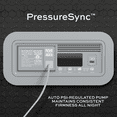 thumbnail image 5 of Foam Top Air Mattress with All-Night PressureSync Pump, Inflatable 18-Inch Queen Mattress by The Abodery, 5 of 12