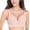 Pink, variant on Lisingtool Bras for Women No Underwire Womens Lace Gathered Bra Straps Cup Underwear (No Underwire) Bras for Women Beige