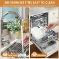 thumbnail image 3 of Air Fryer Rack XL Air Fryer Accessories Set of 2, Double Layer Rack with Skewer, Stackable Metal Holder,Dishwasher Safe, 3 of 13