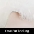 thumbnail image 4 of Latepis 12x12 Area Rugs for Bedroom White Faux Fur Rug Washable Super Fluffy Rug Faux Sheepskin for Living Room Floor Sofa Shag Rug Office Home Décor, Square, 4 of 7