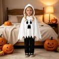 thumbnail image 6 of FYDUU Toddler Boys Halloween Ghost Cloak Cape Hooded Tops with Black Pants 2 Piece Outfit Set Kids Holiday Casual Clothes, 6 of 9