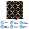 thumbnail image 2 of Dark geometric textured pattern Dishwasher Magnet Cover Decorative Sticker for Home Cabinet Kitchen 23" x26", 2 of 5