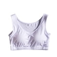 thumbnail image 3 of Blmnix Cotton Bras Womens Bra Racerback Bras High Support Bralettes White Bralette Balconette Bras for Women, 3 of 4