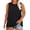 Black, variant on Women's Plus Size Summer Sleeveless Circle Neck Tank Top Loose Fit Casual Trendy T Shirt Blouse