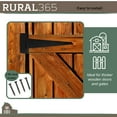 thumbnail image 5 of Rural365 Triangle Door Hinge 4Pk - Heavy Duty 12in Farmhouse Style Door Hinges, 5 of 7