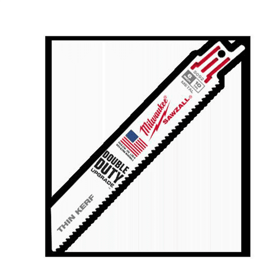 Milwaukee Tool 6" 10 TPI SAWZALL Blades (Bulk - 100 Pk)