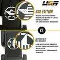 thumbnail image 3 of USR UNIQUE STYLE RACING Metal Construct Hood Latch Hood Lock Catch No Drilling Easy Install Compatible with 2007-2018 Wrangler JK JKU Rubicon Sahara Sport (FREEDOM FLAG Edition), 3 of 9