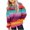 01-Multicolor, variant on ShomPort Girls Hoodies Girl Casual Oversized Pullover Colorful Long Sleeve Hooded Sweatshirts 4-14 Years