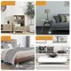 thumbnail image 3 of 2x Adjustable Bed Risers Heavy Duty Furniture Risers Sofa Table Couch Floor Lift -black, 3 of 4