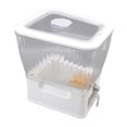 thumbnail image 4 of Grain Storage Container,11kg Transparent Rice Storage Dry Food Dispenser Large Sealed Grain Container Compact and Lightweight, 4 of 12
