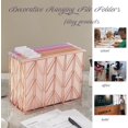 thumbnail image 4 of Hanging File Folders Filing Cabinet Organizer Letter Size / Cut Adjustable Tabs Decorative for Home Office School Classroom Marble\u\u, 4 of 7