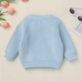 thumbnail image 4 of IDOPIP Baby Girls Boys Fall Winter Outfit Embroidery Knitted Pullover Sweaters 1st Birthday Party Clothes, 4 of 7