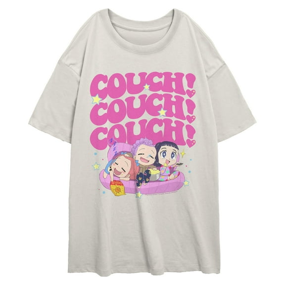 Juniors KPop Demon Hunters Cute Superstars Couch Time T Shirt