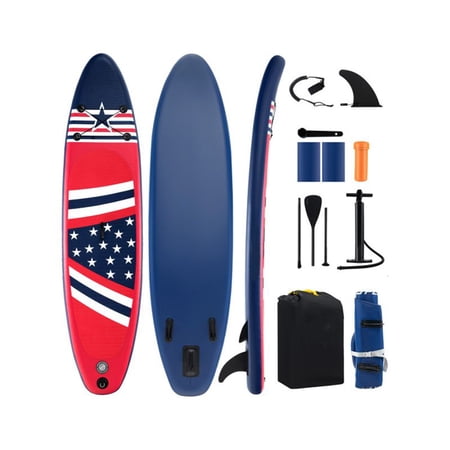 Chateauy Inflatable Stand Up Paddle Board Set with Removable Fin, Carry Backpack, Hand Pump – Lightweight for Lake, River, or Surf