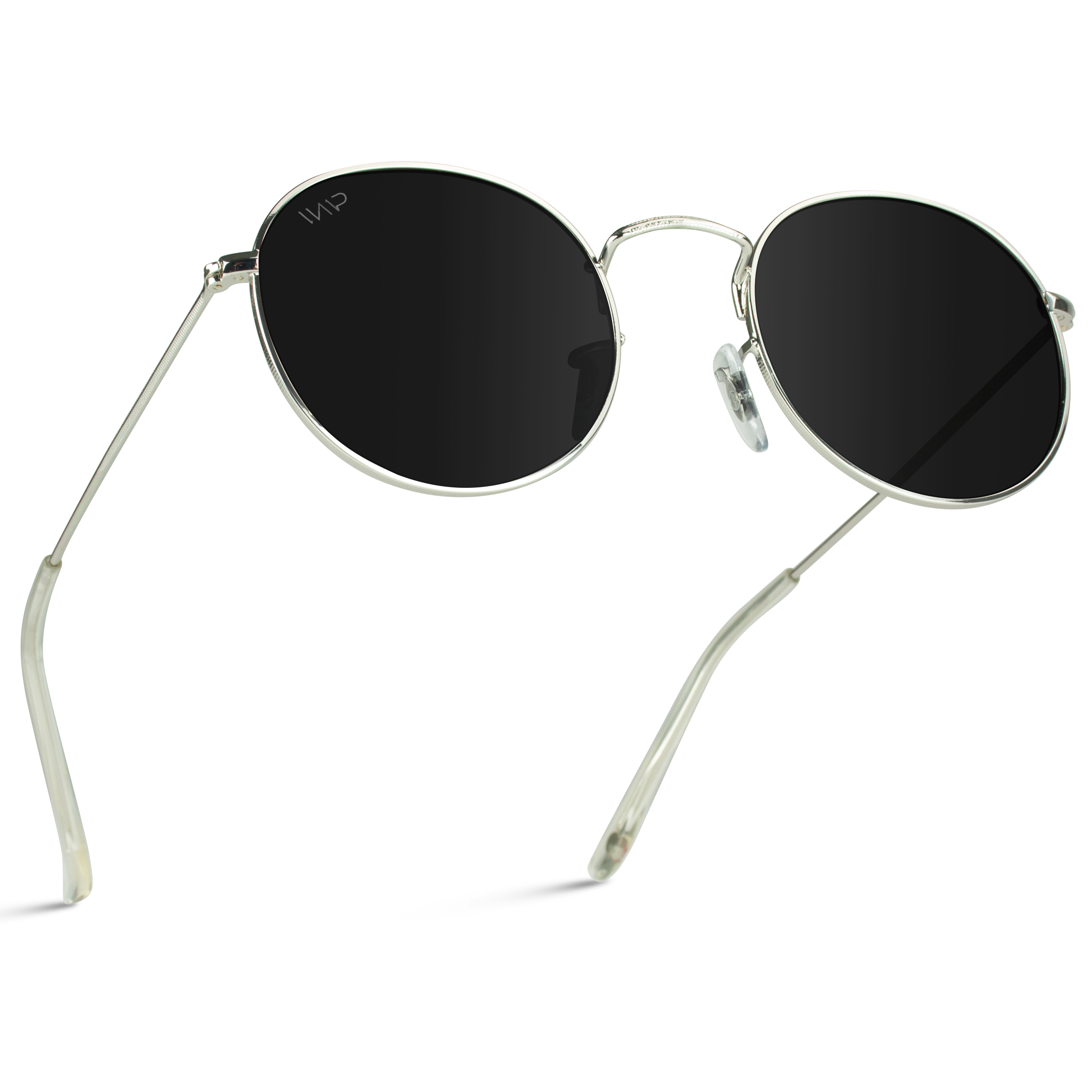 Unisex Reflective Lens Round Trendy Sunglasses Amazon.com: Htms Round Sunglasses for Men Vintage Retro  main image 4