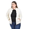 thumbnail image 4 of Chamarra acolchada Roman Fashion /Tallas Extras, 24484 (Hueso) blanco 38, 4 of 6