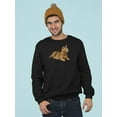 thumbnail image 2 of Beautiful Chausie Laying Down  Sweatshirt Men -Image by Shutterstock, Male 5X-Large, 2 of 4