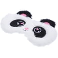thumbnail image 2 of Shisuyan Soft Eye Mask Cartoon Animal Design White Plush 1Set 7.3x3.5in, 2 of 9