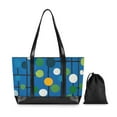 thumbnail image 7 of FORMRS Laptop Tote Bag for Women with 15.6" Computer Compartments Handbag, Blue Abstract, 7 of 7