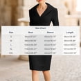 thumbnail image 2 of Women's Work Dress 3/4 Sleeve V Neck Church Teacher Business Office Wear to Work Sheath Suit Dresses with Pockets, 2 of 6