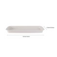 thumbnail image 2 of OUSITAID 5pcs Plastic Flower Pot Tray Preservative Degradable Water Saving Drought Light Transmission Rectangular Tray, 2 of 6
