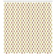 thumbnail image 3 of Ambesonne Funky Shower Curtain, Tropical Pineapples Pattern, 69"Wx75"L, Scarlet Rust, 3 of 3