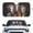 Three Horses Portrait, variant on HUIACONG Three Horses Portrait Foldable Car Windshield Sun Shade for Trucks Vans Car Accessories Keeps Vehicle Cool Sun Visor Protector Sunshade