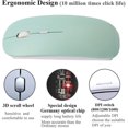 thumbnail image 4 of LINLIN Wireless Mouse,2.4G Slim Rechargeable Wireless Mouse Mice with USB Receiver,3 Adjustable 800/1200/1600 DPI Silent Mouse for PC Laptop Windows, 4 of 9