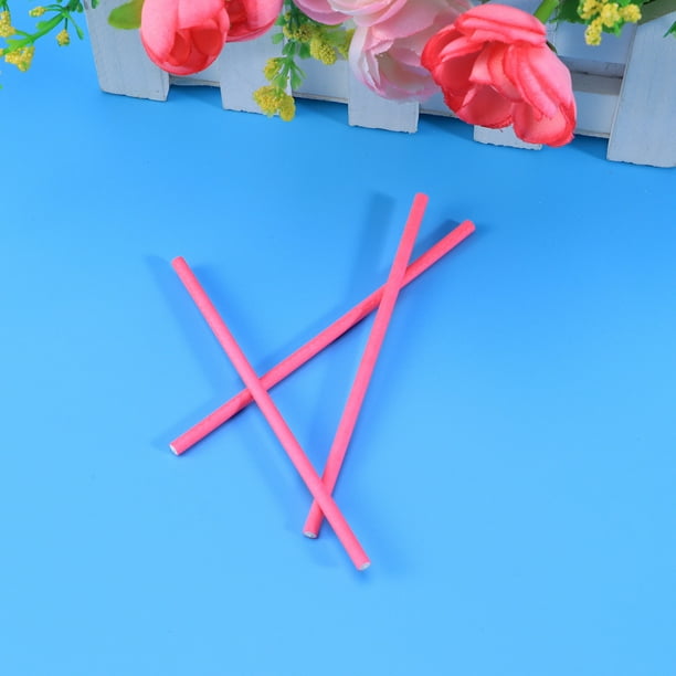 BESTYASH 100Ud Rosados Para Lollipops Y Cake Pops En Para Fiestas Y Manualidades
