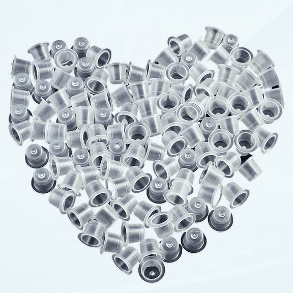 500pcs Tattoo Ink Caps for Tattooing Tattoo Ink Cups Disposable Small Pigment Cups #9 Small