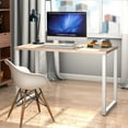 thumbnail image 2 of Costway Bureau d'Ordinateur en Bois Résistant Table de Travail pour PC Portable Bureau d'Étude, 2 of 8